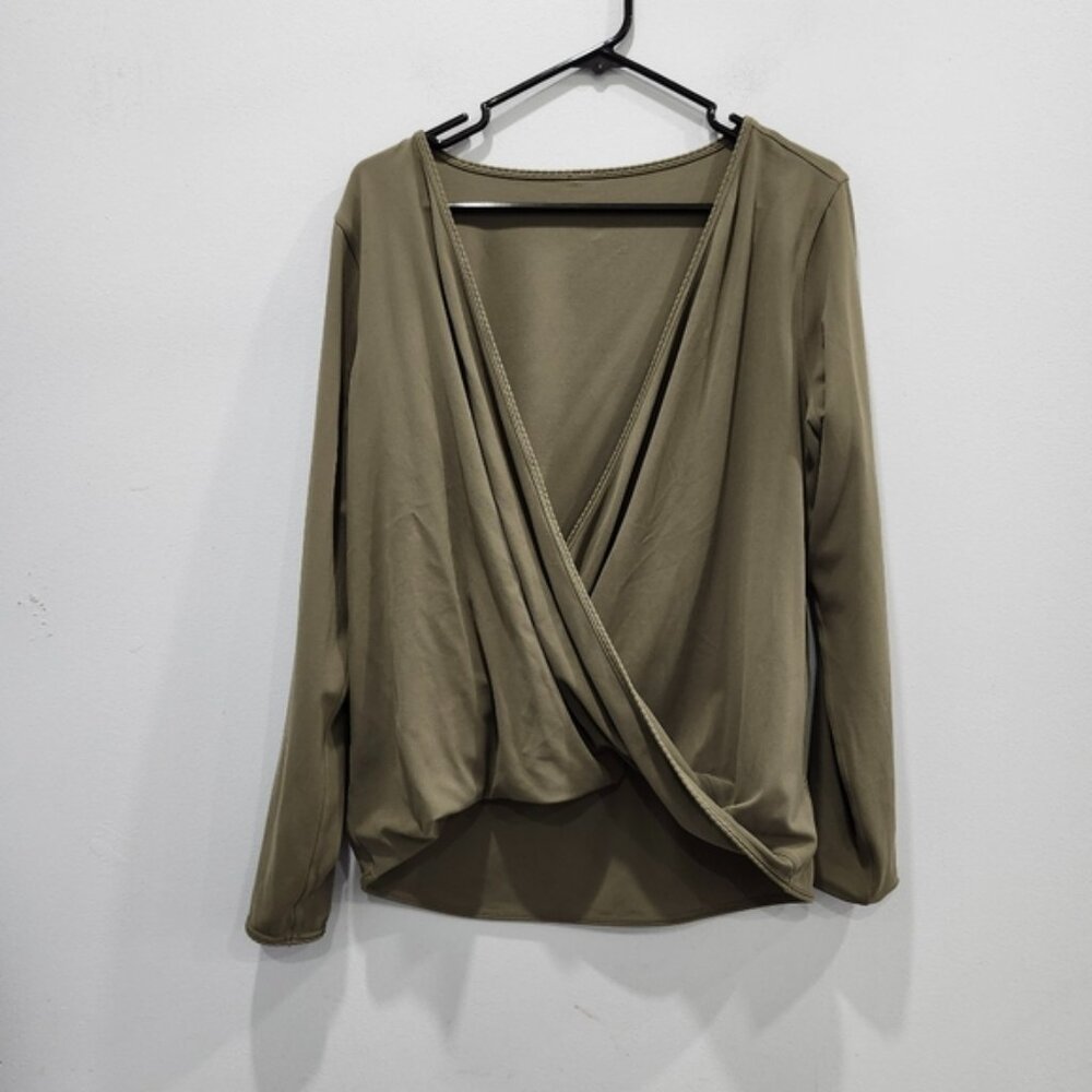 lululemon athletica Olive Long Sleeve Top